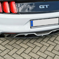 Performance Rear Bumper diffuser addon with ribs/fins For Kuga MK2