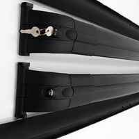 thumbnail image 2 of Full Black Roof Rack Rails & Cross Bars For Land Rover Discovery 3 & 4 – Anti-Theft Design 2 of 5