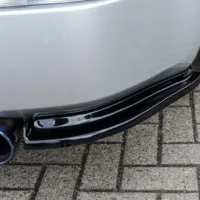 BLACK GLOSS Rear bumper Side flaps / Diffusers for Nissan 350Z 2002 ...