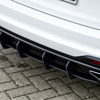 Performance Rear Bumper diffuser addon with ribs / fins For Audi A4 B9  Facelift 19-24 in Diffusers / Skirts - buy best tuning parts in   store