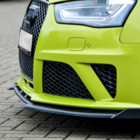Sonderaktion Frontspoiler Cuplippe mit Wing aus ABS für Audi RS4 B8 mit ABE