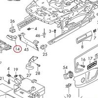 NEW GENUINE VW TIGUAN 2016-2018 LEFT RIGHT SEAT ADJUSTMENT HANDLE LEVER ...