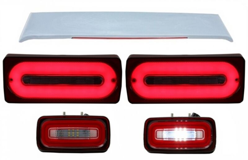 Full LED Taillights Light Bar RED Dynamic Sequential Turning Lights