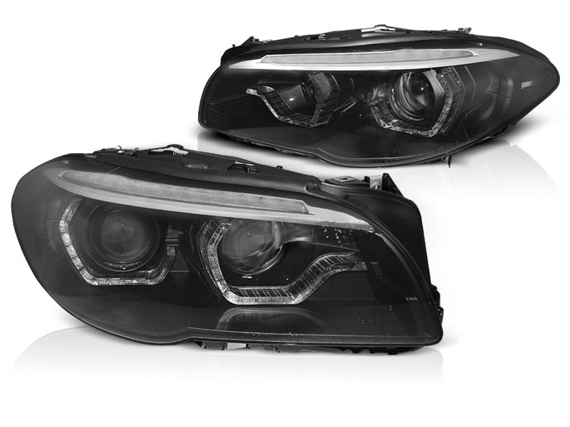 XENON HEADLIGHTS AFS ANGEL EYES LED DRL BLACK SEQ fits BMW F10/F11 1013 in Headlights buy XENON HEADLIGHTS AFS ANGEL EYES LED DRL BLACK SEQ fits BMW F10/F11 1013 in Headlights buy