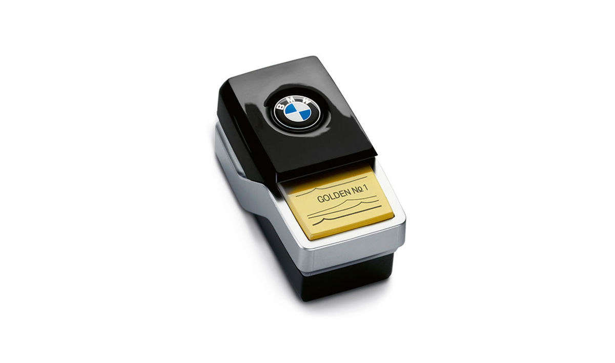 GENUINE BMW IN CAR AIR FRESHENER SCENT GOLDEN SUITE No.1 64119382609