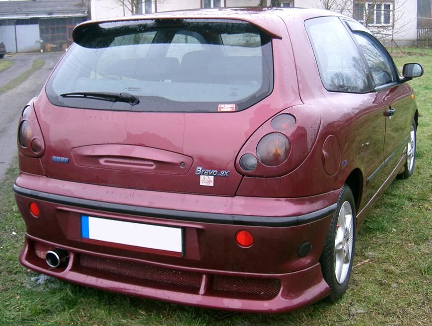 Rear lights brows / taillight covers / mask for Fiat Bravo in Rear ...