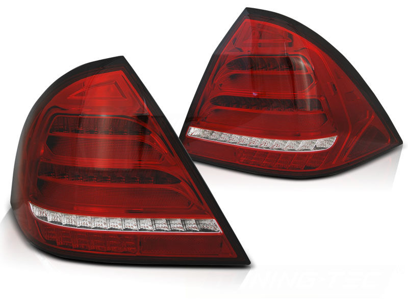 Buy 05-07 MERCEDES BENZ W203 C-CLASS CLEAR LED TAIL LIGHTS BRAKE LAMPS LEFT RIGHT In Rowland