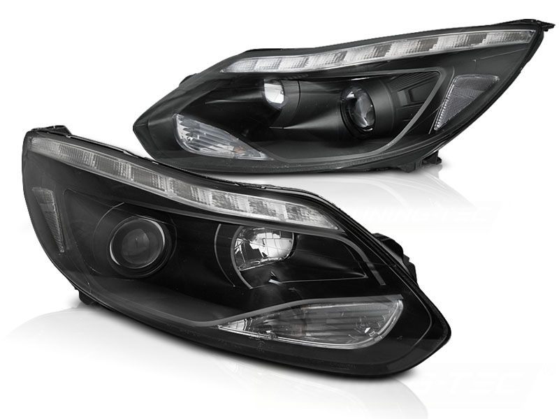 FORD FOCUS MK3 11- 10.14 LED BLACK in Headlights - buy best tuning ...