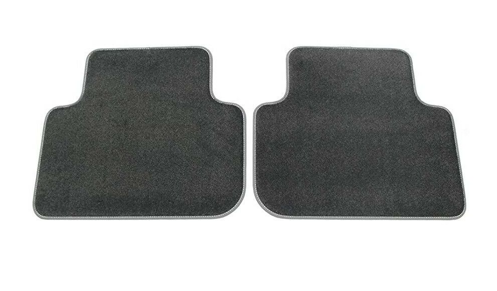 NEW GENUINE AUDI Q3 RSQ3 2019 REAR PREMIUM BLACK TEXTILE FLOOR MATS
