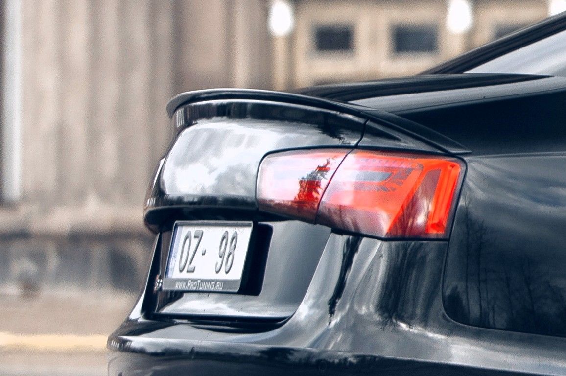 A style Rear Trunk Spoiler For Audi A6 S6 C7 4G 20112018 Saloon in