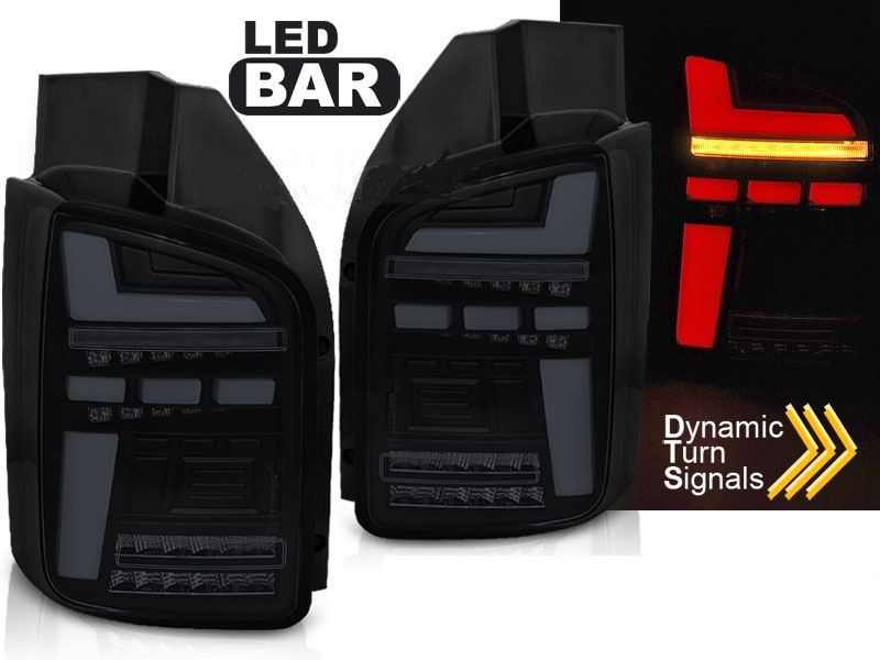 Led Bar Tail Lights Black Smoke Seq Fits Vw T Oem Bulb In Taillights Buy Best Tuning