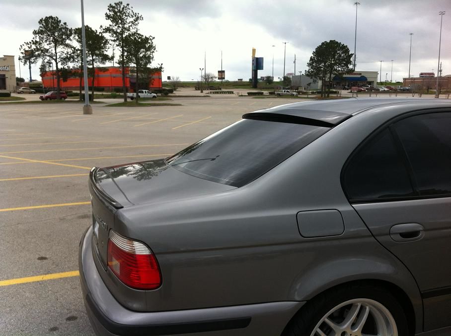 5 E39 95-03 Roof / Rear window Spoiler - ABS Plastic in Sunblinds - buy ...