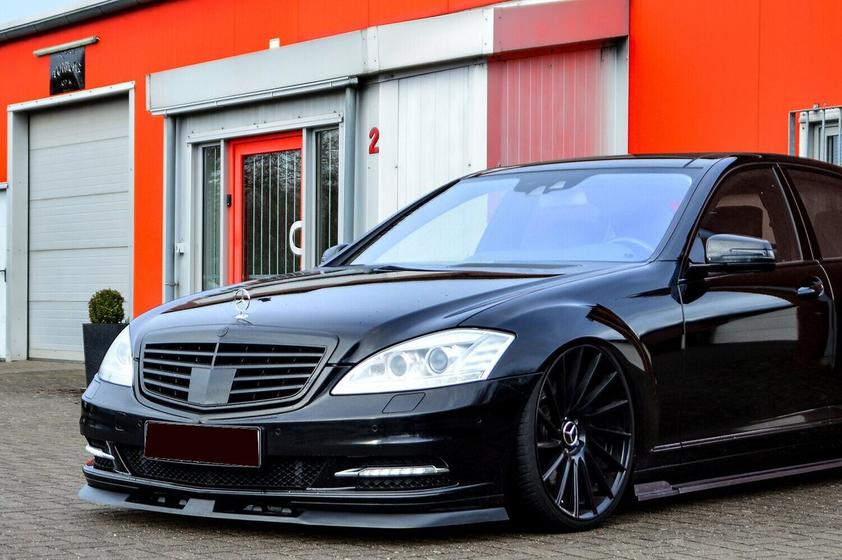 Front Bumper spoiler / skirt /valance For Mercedes Benz S Class W221 ...