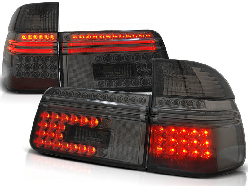 LED TAIL LIGHTS CLEAR SMOKE fits BMW E39 97-08.00 TOURING in Taillights ...