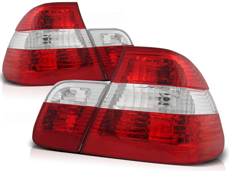 TAIL LIGHTS RED WHITE fits BMW E46 05.9808.01 SEDAN in Taillights