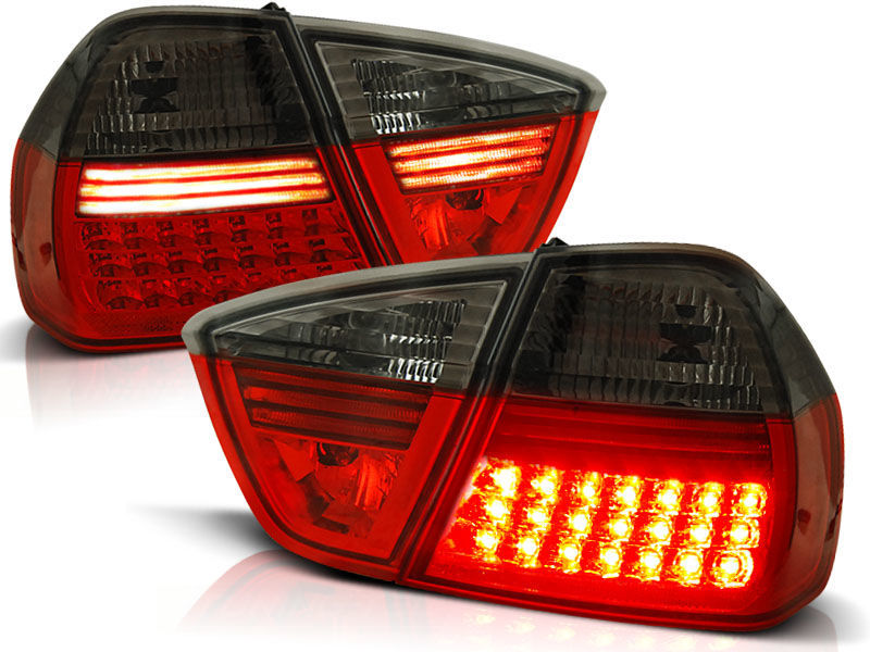 LED TAIL LIGHTS RED SMOKE fits BMW E90 03.0508.08 in Taillights buy