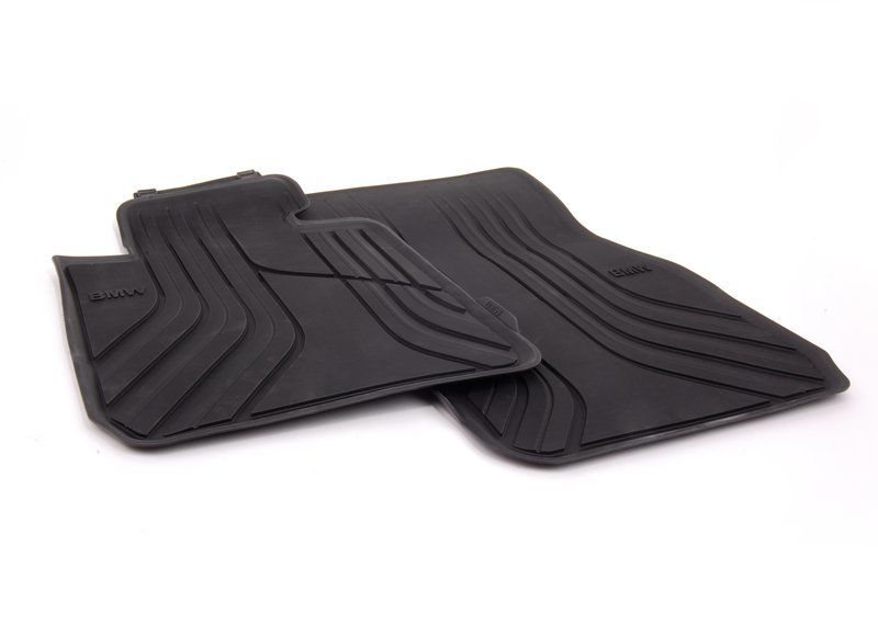 BMW F30 3 Series All-Weather Floor Mats – Front & Rear – Black/Red Sport AWD