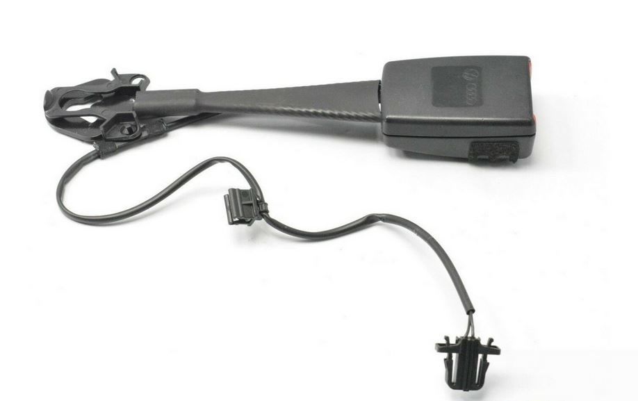 NEW GENUINE AUDI A4 A5 A6 A7 FRONT SEAT SAFETY BELT BUCKLE LOCK SATIN