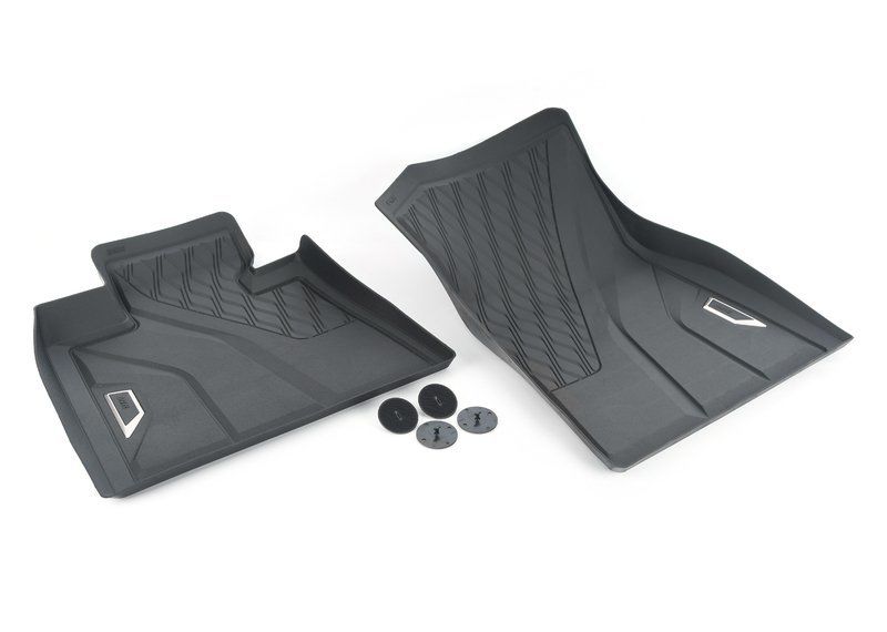 NEW GENUINE BMW ALL WEATHER RUBBER BLACK FLOOR MAT FRONT SIDE LHD