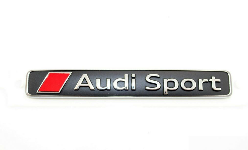 NEW GENUINE AUDI A6 S6 RS6 A8 S8 R8 GRILL AUDI SPORT LETTERING BADGE