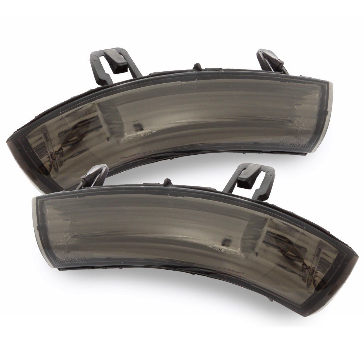 LED Black Smoked mirror side markers blinkers repeaters for VW Passat