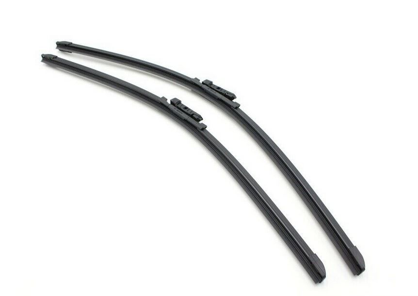NEW GENUINE AUDI Q7 0716 FRONT WINDOW AERODYNAMIC WIPER BLADES RHD