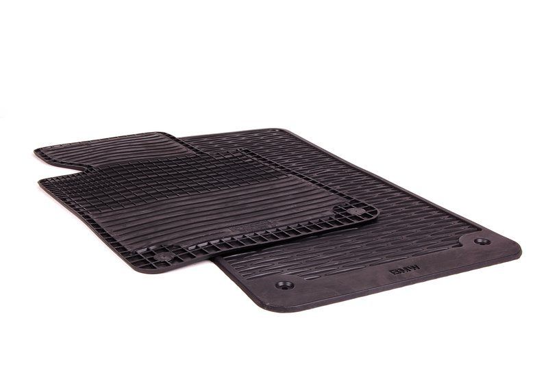 NEW GENUINE BMW 3 SERIES E46 FRONT ALL WEATHER RUBBER FLOOR MATS LHD