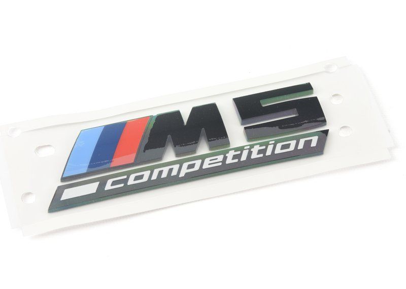 BMW NEW GENUINE M5 F90 COMPETITION REAR TRUNK LABEL STICKER BADGE ...