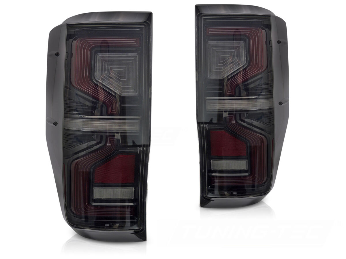 LED TAIL LIGHTS WHITE SMOKED fits FORD RANGER 11-18 in Taillights - buy ...