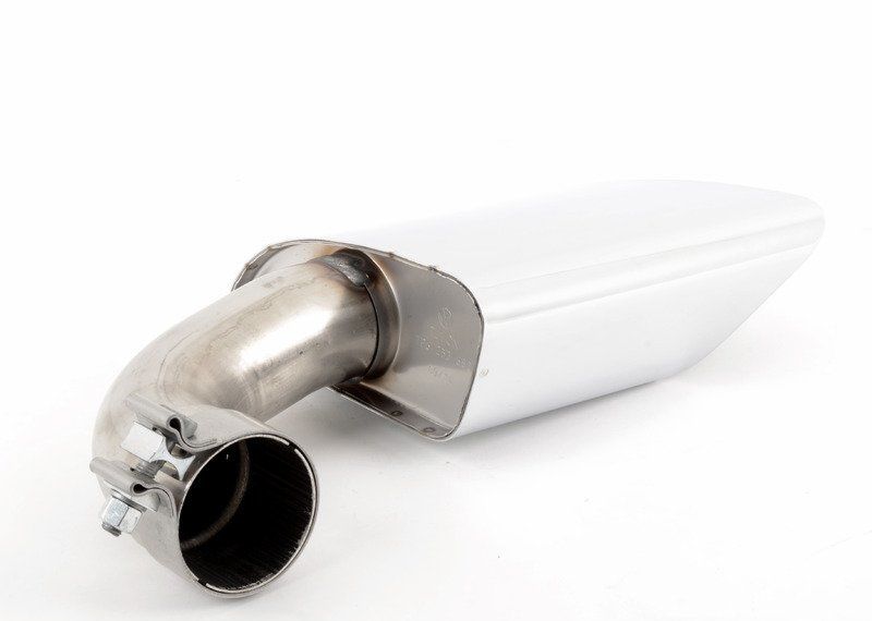 NEW GENUINE VW TOUAREG REAR EXHAUST TAIL PIPE EXTENSION TIP RIGHT O/S
