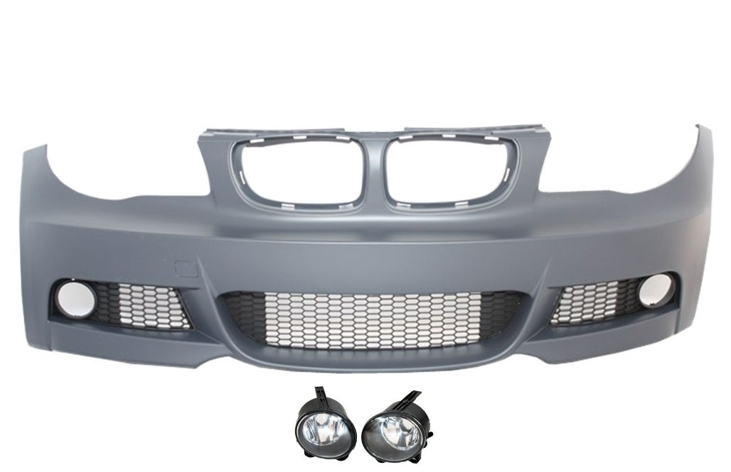 M Sport look Front Bumper for BMW 1ser 20042013 with Foglights in Bumper buy best tuning M Sport look Front Bumper for BMW 1ser 20042013 with Foglights in Bumper buy best tuning