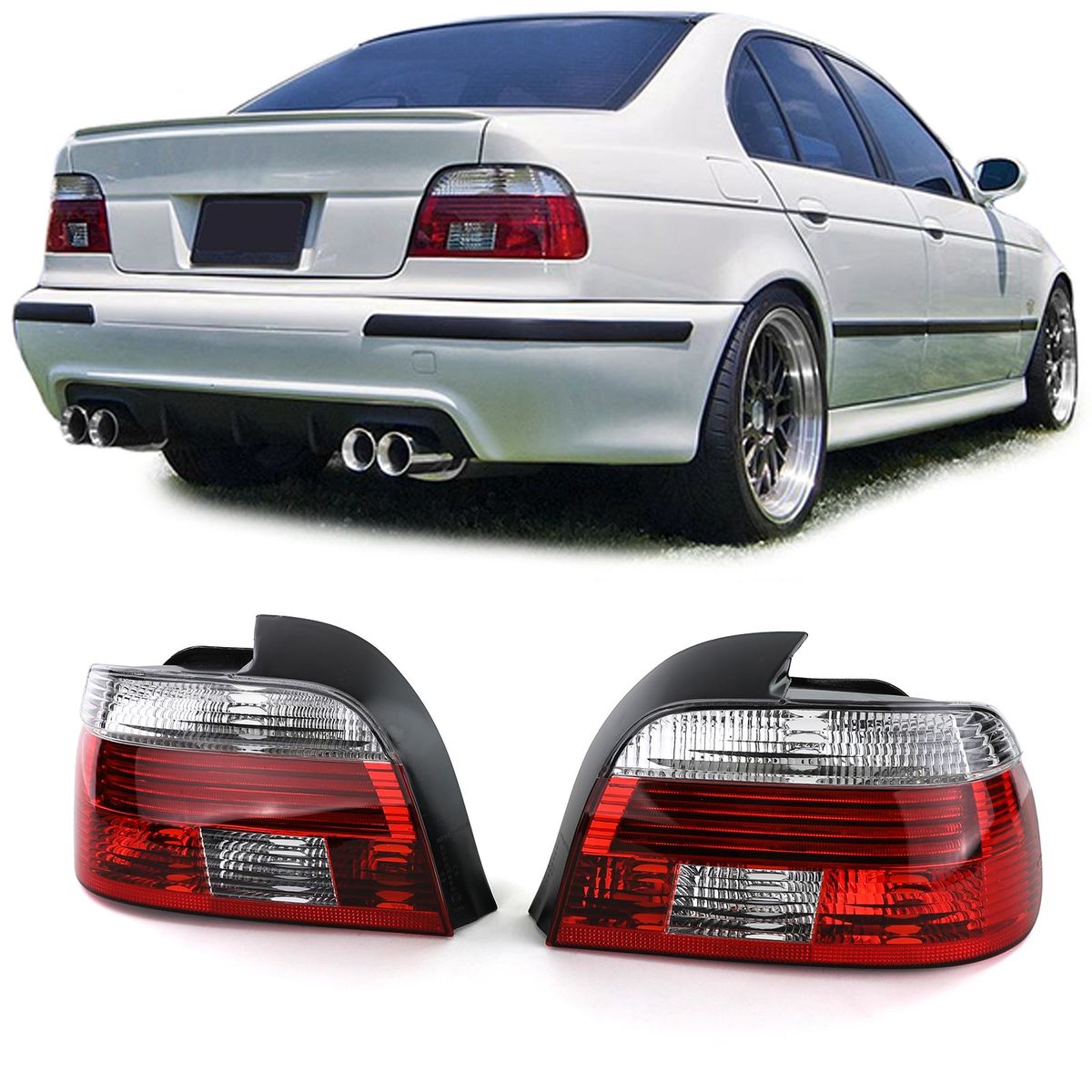 OE Look LED Taillights set/ Rear Lamps For BMW E39 00-03 - Depo in ...