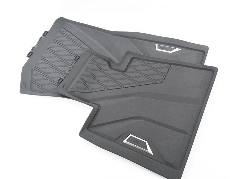 FOR NEW GENUINE BMW X7 G07 FRONT ALL WEATHER RUBBER FLOOR MATS LHD in