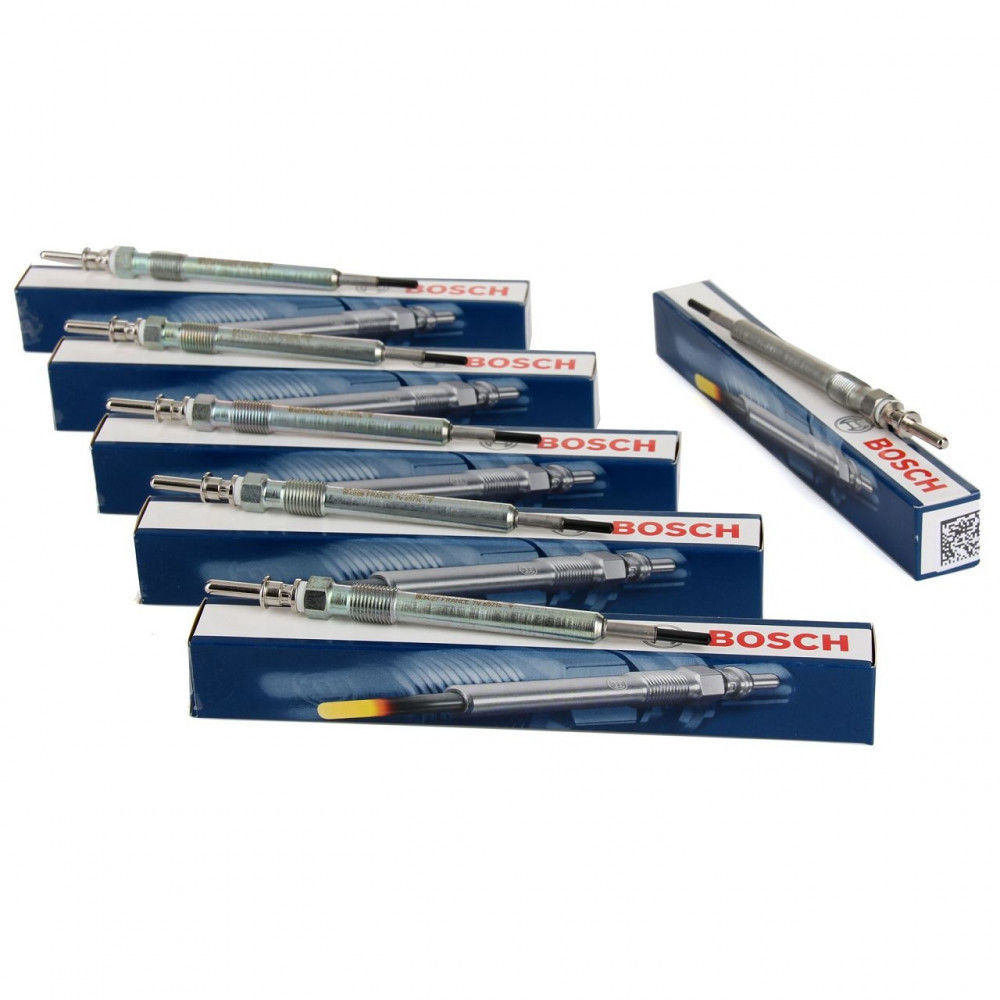 6x Genuine BOSCH DIESEL Engine GLOW PLUGS Ignition Heater For BMW N47