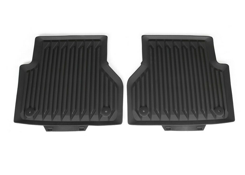 NEW GENUINE AUDI A6 S6 A7 RS7 2019 REAR BLACK RUBBER ALL WEATHER FLOOR MATS 4K0061511041 in