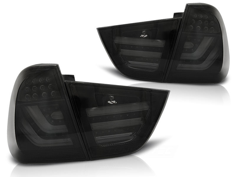 Led Bar Tail Lights Smoke Black For Bmw E In Taillights Buy