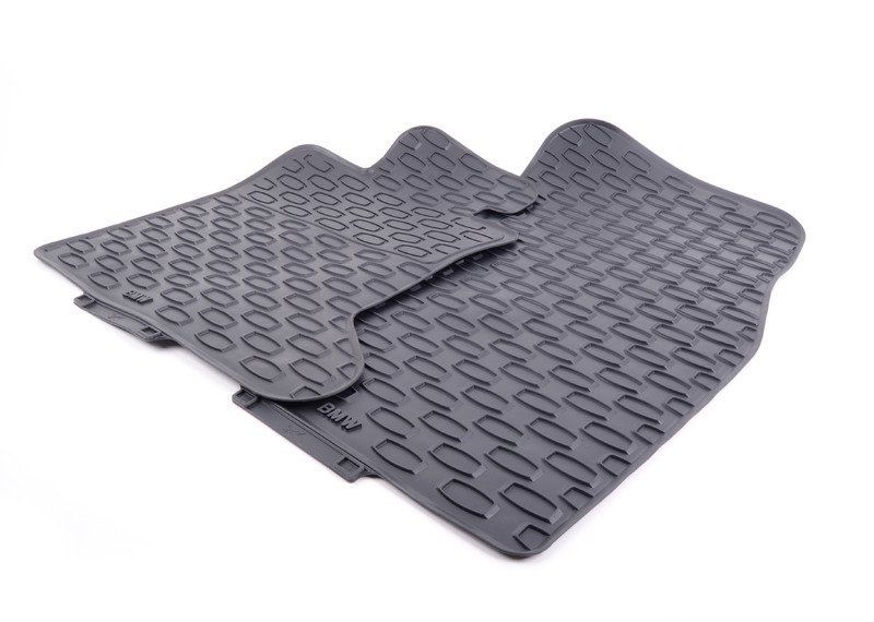 NEW GENUINE BMW 5 SERIES E60 E61 FRONT ALL WEATHER RUBBER FLOOR MATS