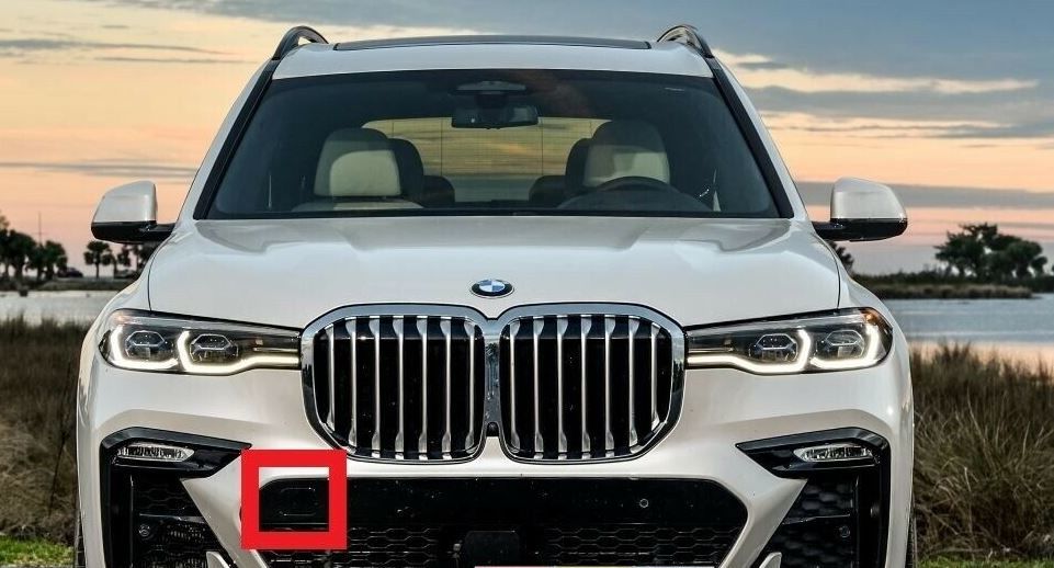 Front Tow Cover For 2019-2022 BMW X7 G07 - Towing Hook Eye Cap Replacement For Standard & M Sport Packages