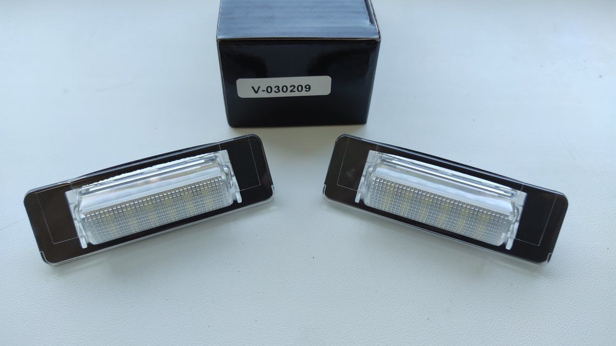 LED License Plate Light for MercedesBenz W210 W202 in LED Numberplate