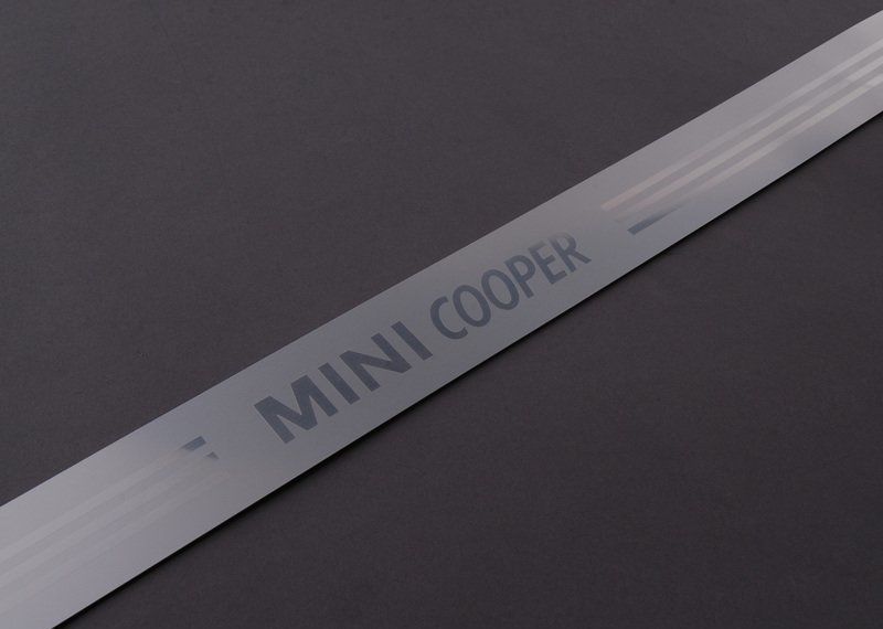 MINI NEW OEM R50 R52 R53 R56 LCI MINI COOPER DOOR ENTRY SILL STRIP 1