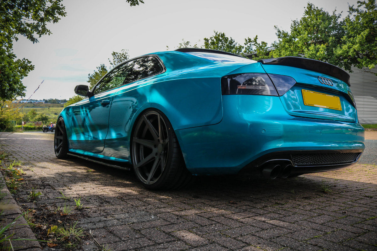 Rear trunk spoiler Ducktail S5 style For Audi A5 Coupe 0716 in