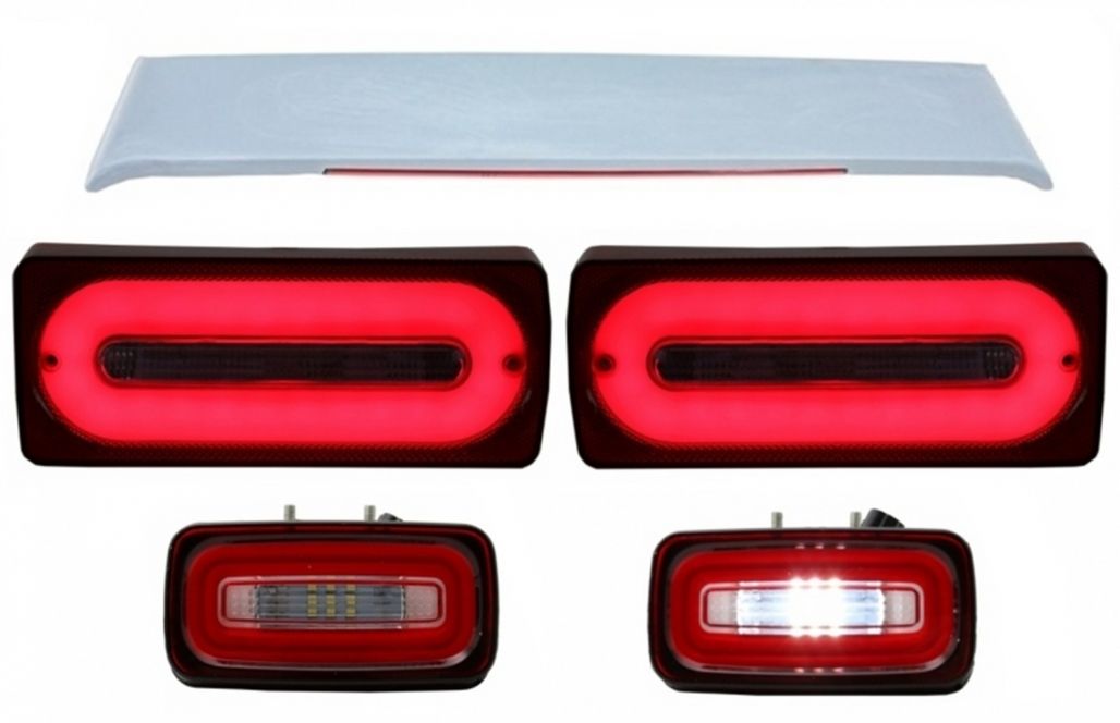 Full LED Taillights Light Bar RED Dynamic Sequential Turning Lights