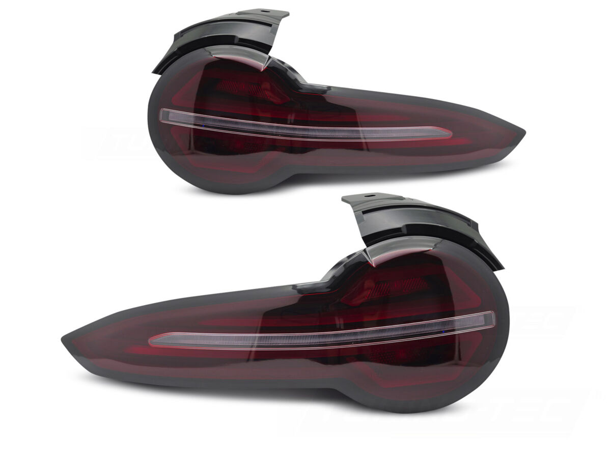 LT Pair Halogen Rear Lights Mazda MX5 1 MK1 NA White Chrome red LHD