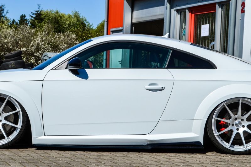 Performance Side Skirts Addons Blades Diffusers Sill Covers With Wing For Audi Tt S Line