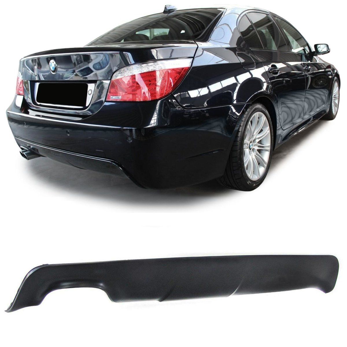 M Sport Rear bumper diffuser For BMW E60 E61 in Diffusers / Skirts buy best tuning parts in
