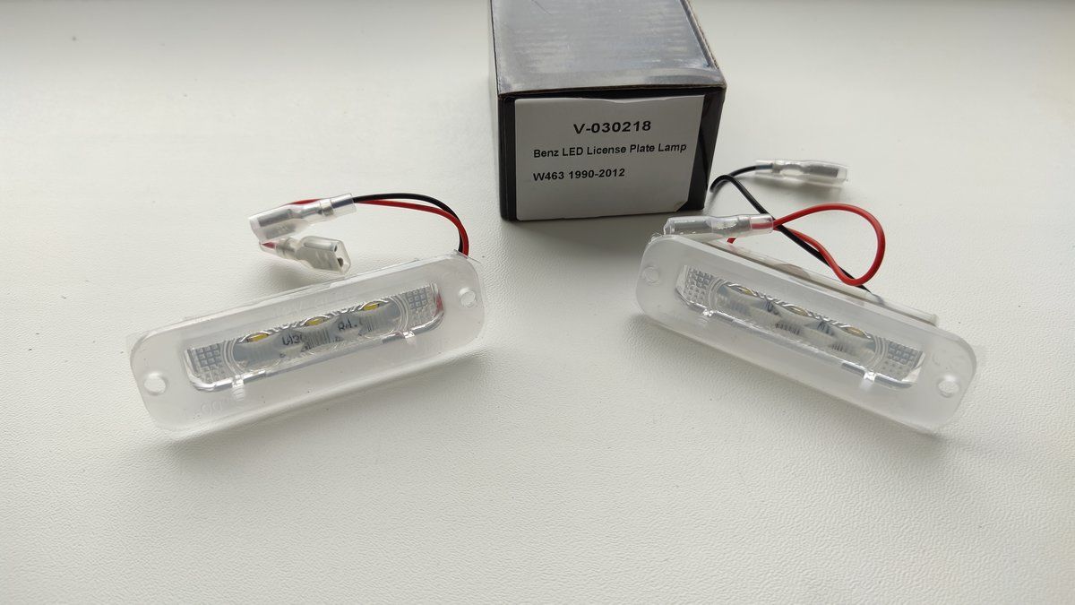 OE-Fit 3W Full LED License Plate Light Kit For Mercedes ML M GL R Class Diesel | eBay