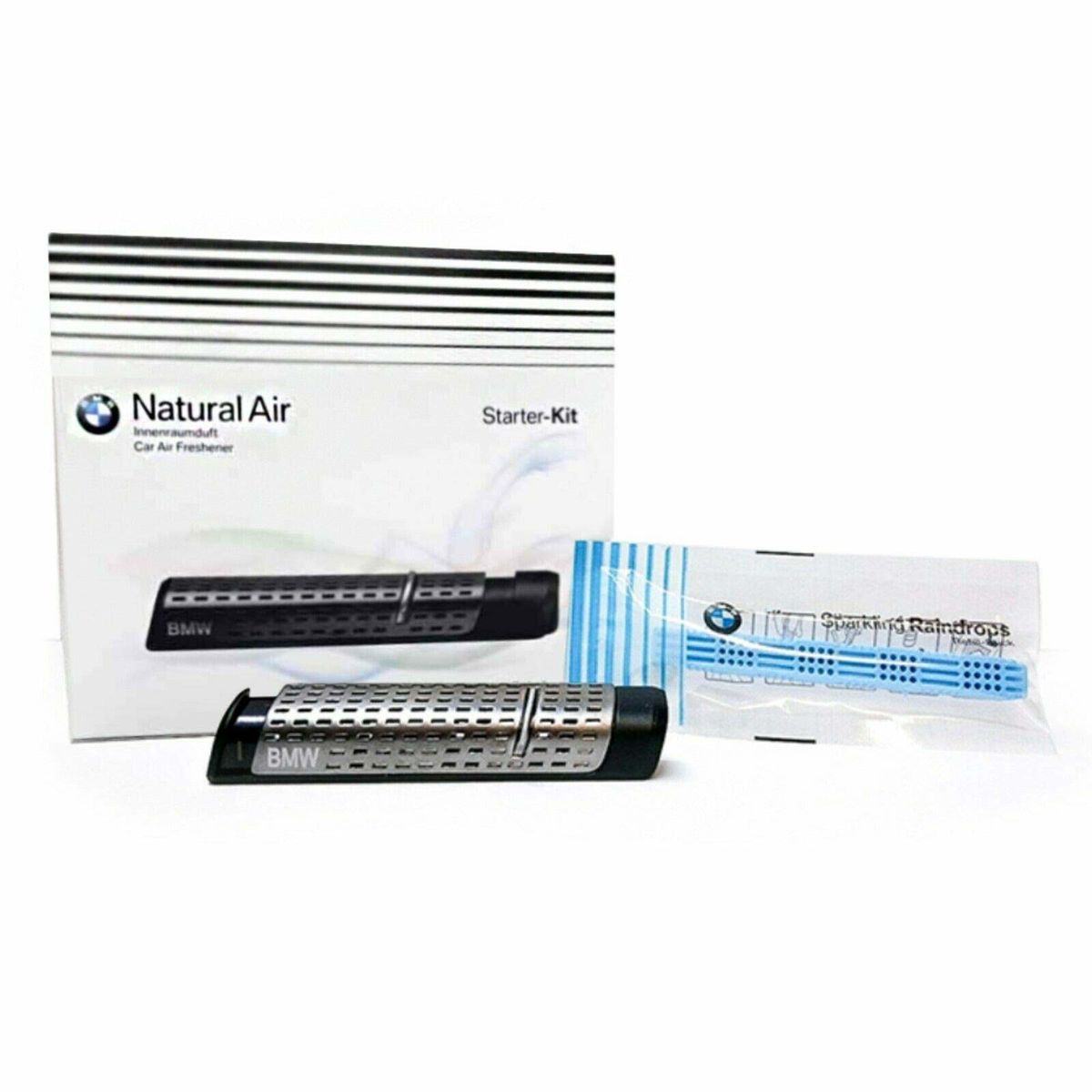Genuine BMW Natural Air Starter kit Car Freshener Holder + 1x Fragrance ...
