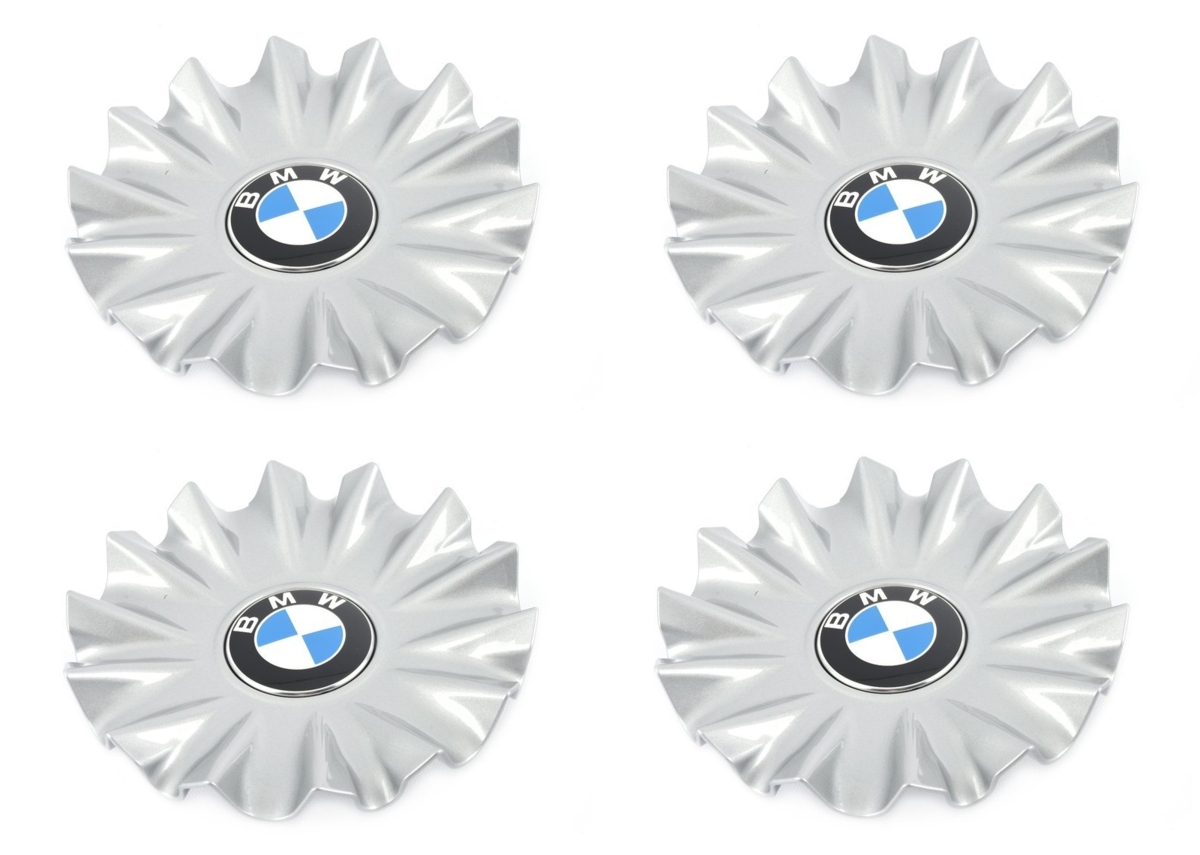 4x BMW BBS 14" Wheel Center Hub Caps Styl.5 For E30 318i 325e 325i 1984-1991