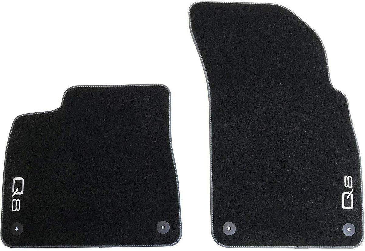 NEW GENUINE AUDI Q8 SQ8 RSQ8 2019 FRONT PREMIUM BLACK TEXTILE FLOOR