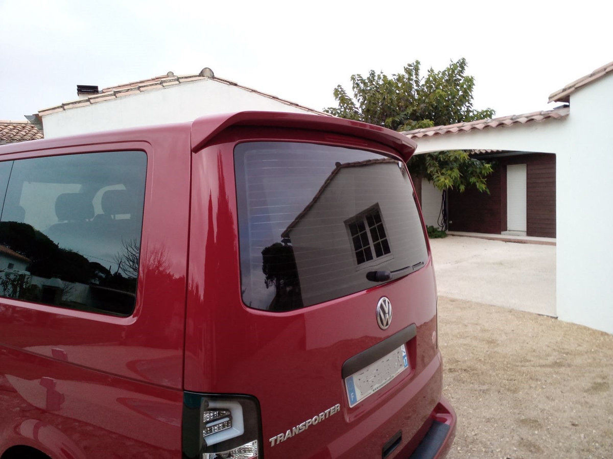 A Style Rear door/ roof spoiler wing For VW T5 0315 1 door model in